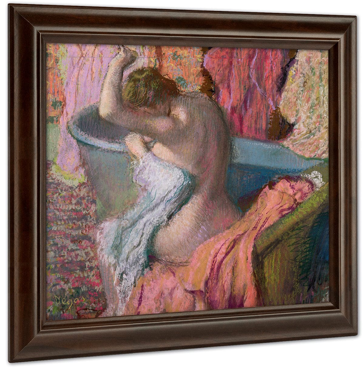 Seated Bather By Edgar Degas Fine Art Print