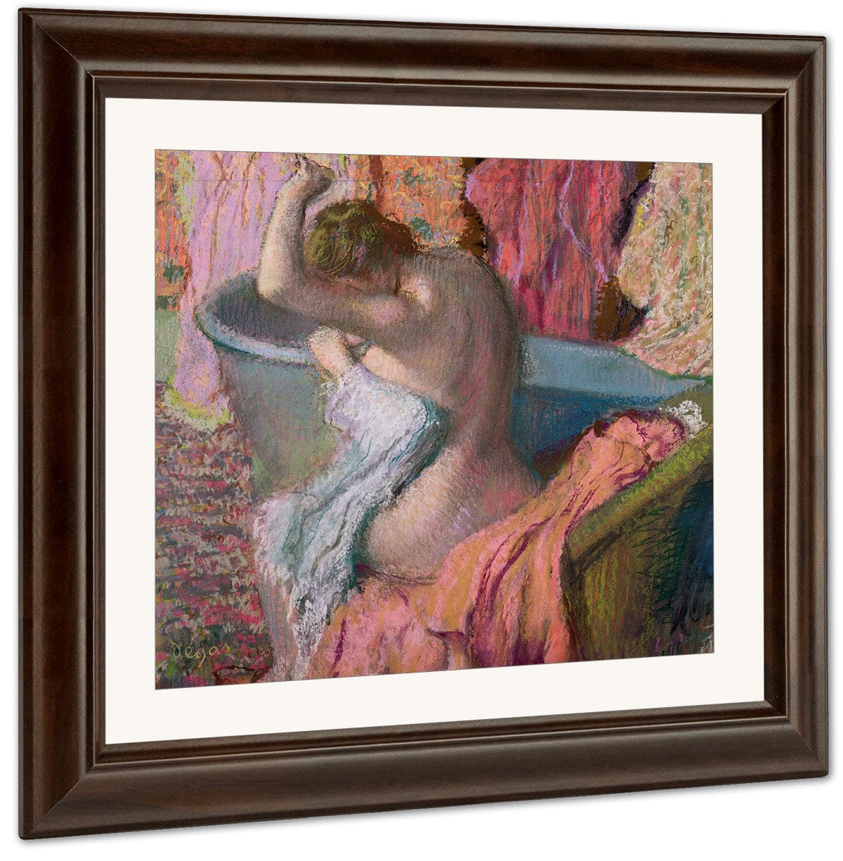 Seated Bather By Edgar Degas Fine Art Print