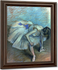 Seated Dancer By Edgar Degas Fine Art Print