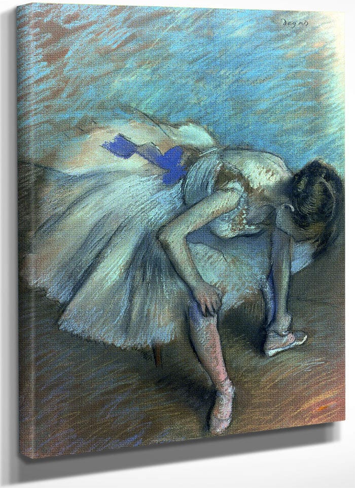 Seated Dancer By Edgar Degas Fine Art Print