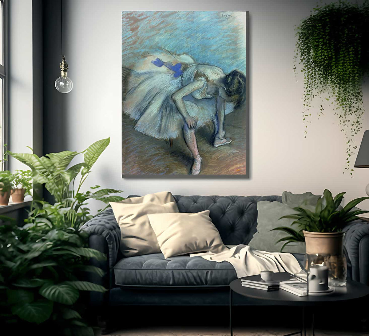 Seated Dancer By Edgar Degas Fine Art Print