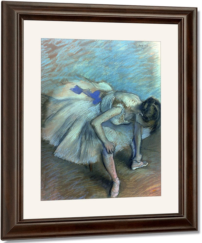 Seated Dancer By Edgar Degas Fine Art Print