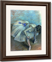 Seated Dancer By Edgar Degas Fine Art Print