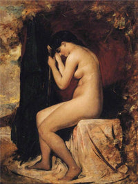 Seated Female Nude By William Etty Fine Art Print