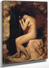 Seated Female Nude By William Etty Fine Art Print