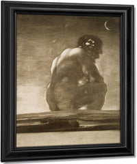 Seated Giant By Francisco De Goya Fine Art Print