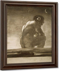Seated Giant By Francisco De Goya Fine Art Print