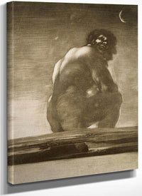 Seated Giant By Francisco De Goya Fine Art Print