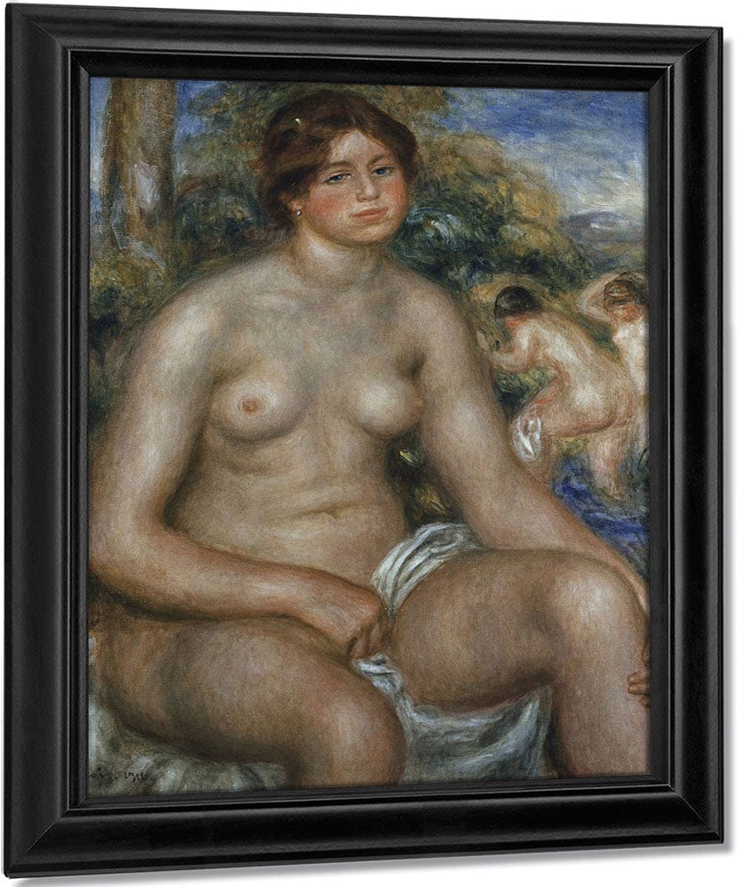 Seated Nude 1 By Pierre Auguste Renoir Fine Art Print