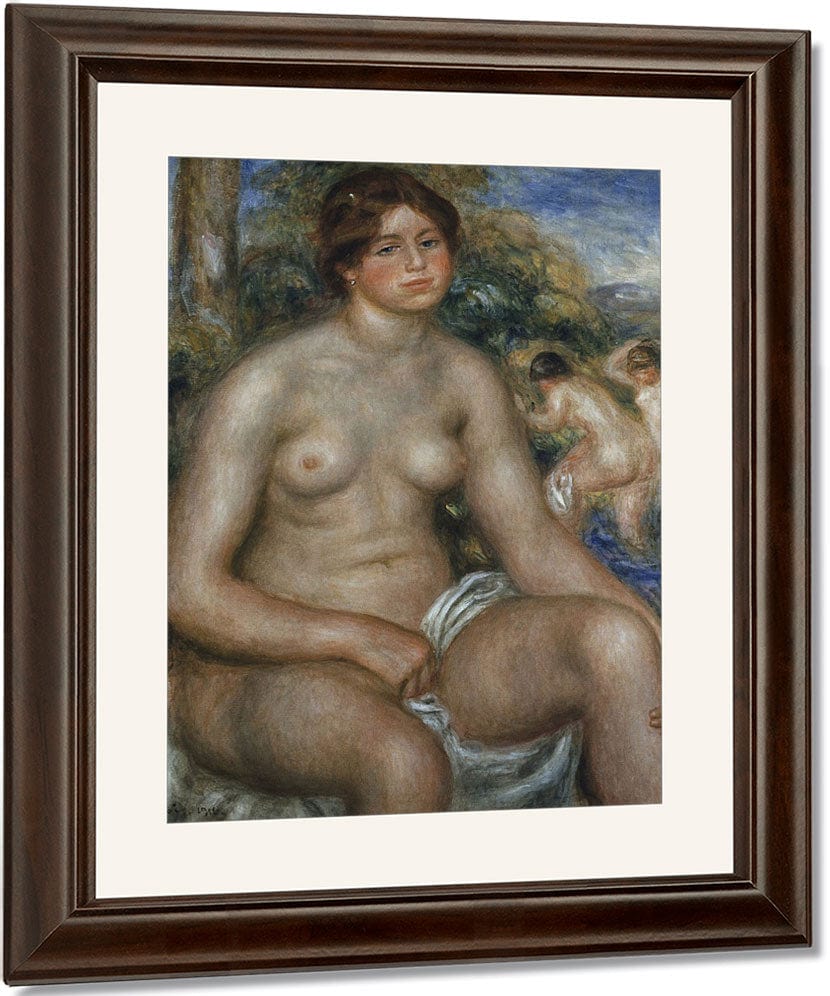Seated Nude 1 By Pierre Auguste Renoir Fine Art Print