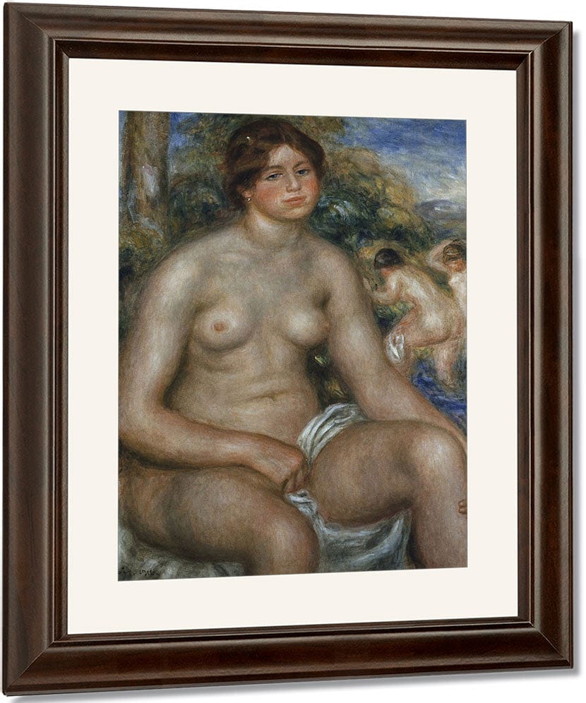 Seated Nude 3 By Pierre Auguste Renoir Fine Art Print