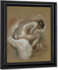 Seated Nude By Pierre Auguste Renoir Fine Art Print