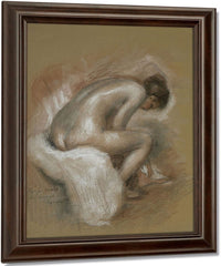 Seated Nude By Pierre Auguste Renoir Fine Art Print