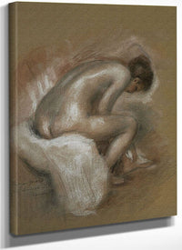 Seated Nude By Pierre Auguste Renoir Fine Art Print