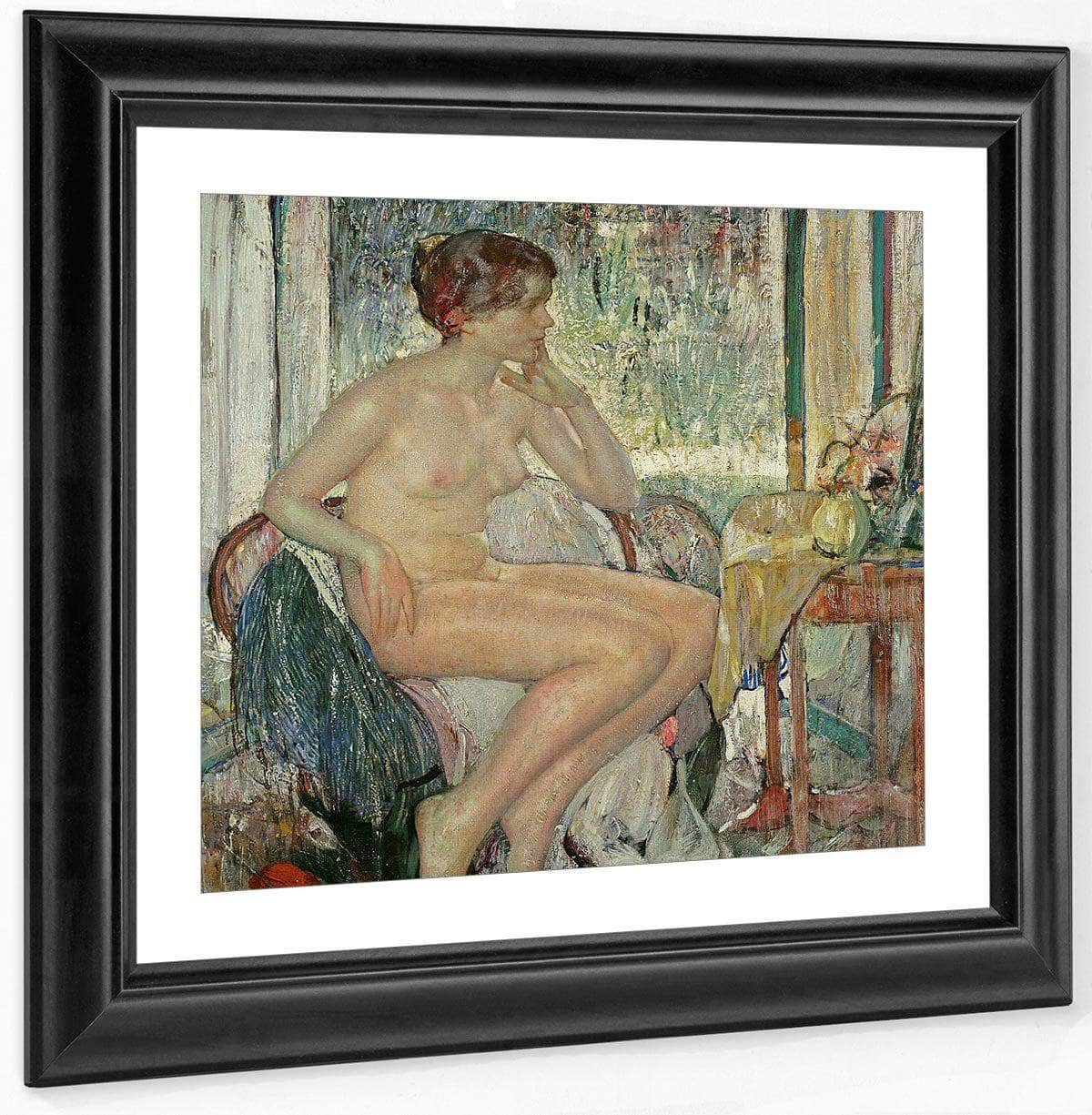 Seated Nude By Richard Edward Miller Fine Art Print