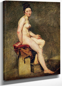 Seated Nude, Mademoiselle Rose By Ferdinand Victor Eugene Delacroix Fine Art Print