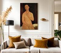 Seated Nude With Necklace By Amedeo Modigliani Fine Art Print