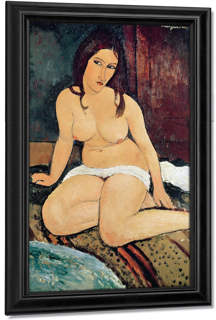 Seated Nudea By Amedeo Modigliani Fine Art Print