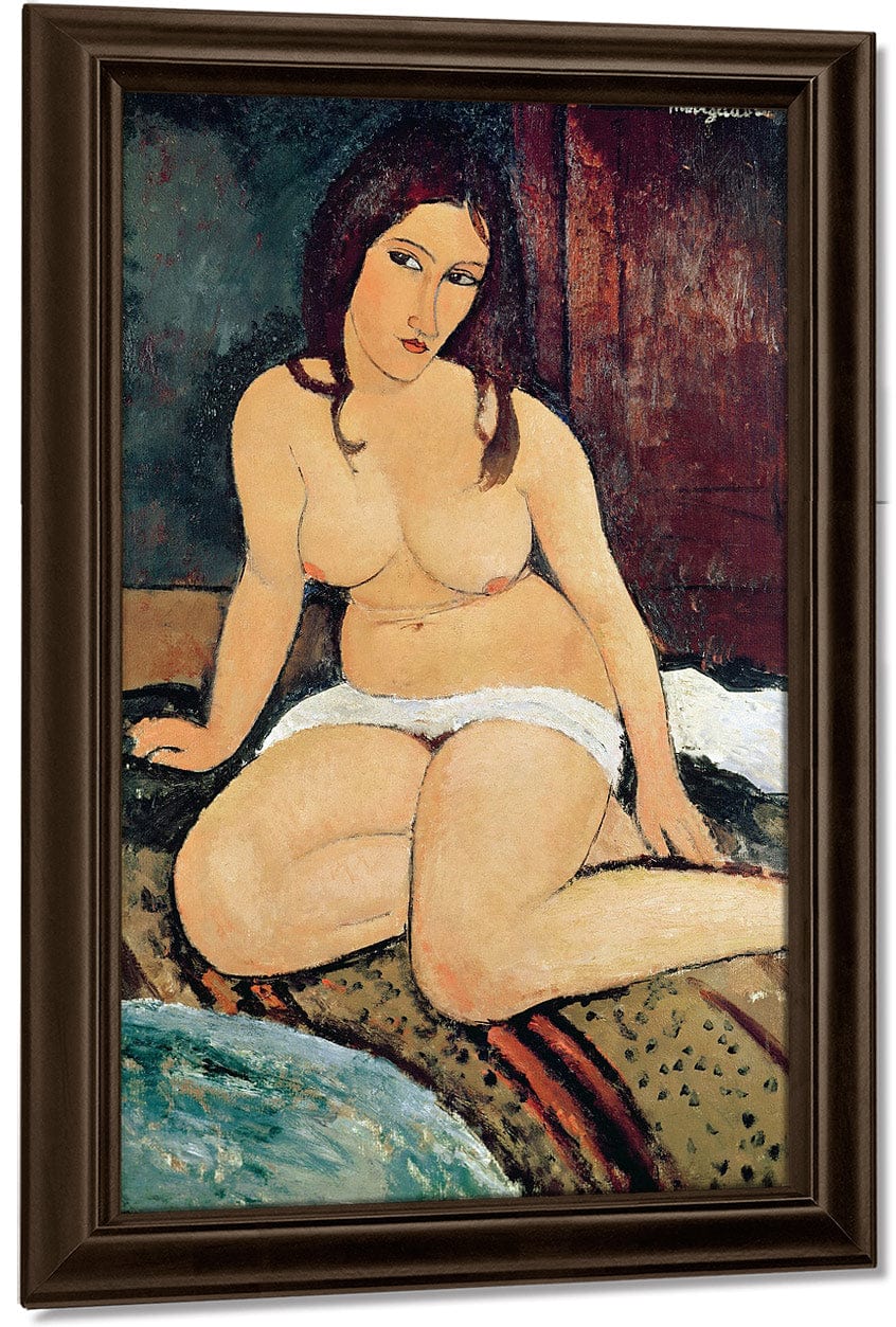 Seated Nudea By Amedeo Modigliani Fine Art Print