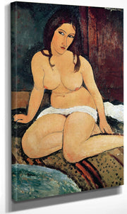 Seated Nudea By Amedeo Modigliani Fine Art Print