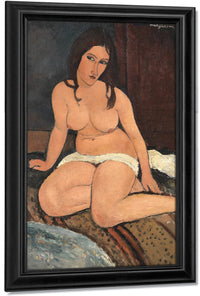 Seated Nudeb By Amedeo Modigliani Fine Art Print