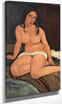 Seated Nudeb By Amedeo Modigliani Fine Art Print