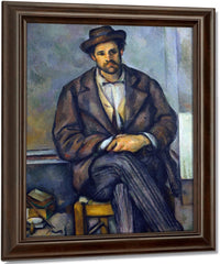 Seated Peasant By Paul Cezanne Fine Art Print