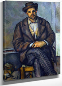 Seated Peasant By Paul Cezanne Fine Art Print