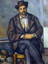 Seated Peasant By Paul Cezanne Fine Art Print