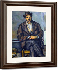 Seated Peasant By Paul Cezanne Fine Art Print