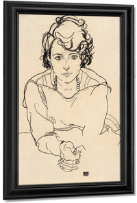 Seated Woman By Egon Schiele Fine Art Print