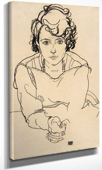Seated Woman By Egon Schiele Fine Art Print
