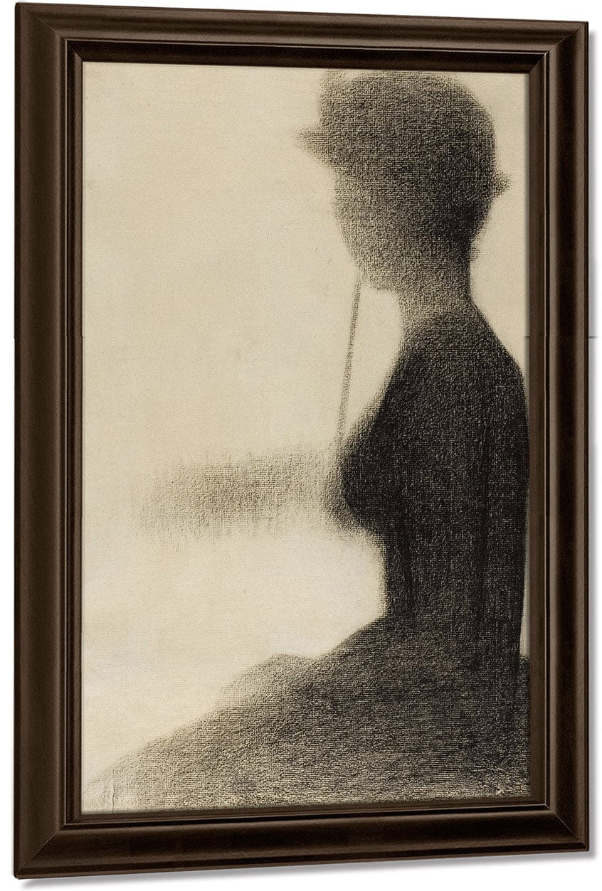 Seated Woman With A Parasol (Study For La Grande Jatte) By Georges Pierre Seurat Fine Art Print