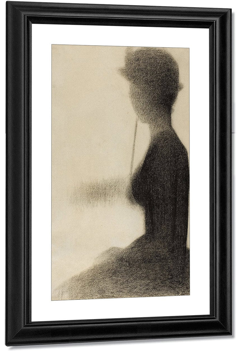 Seated Woman With A Parasol (Study For La Grande Jatte) By Georges Pierre Seurat Fine Art Print
