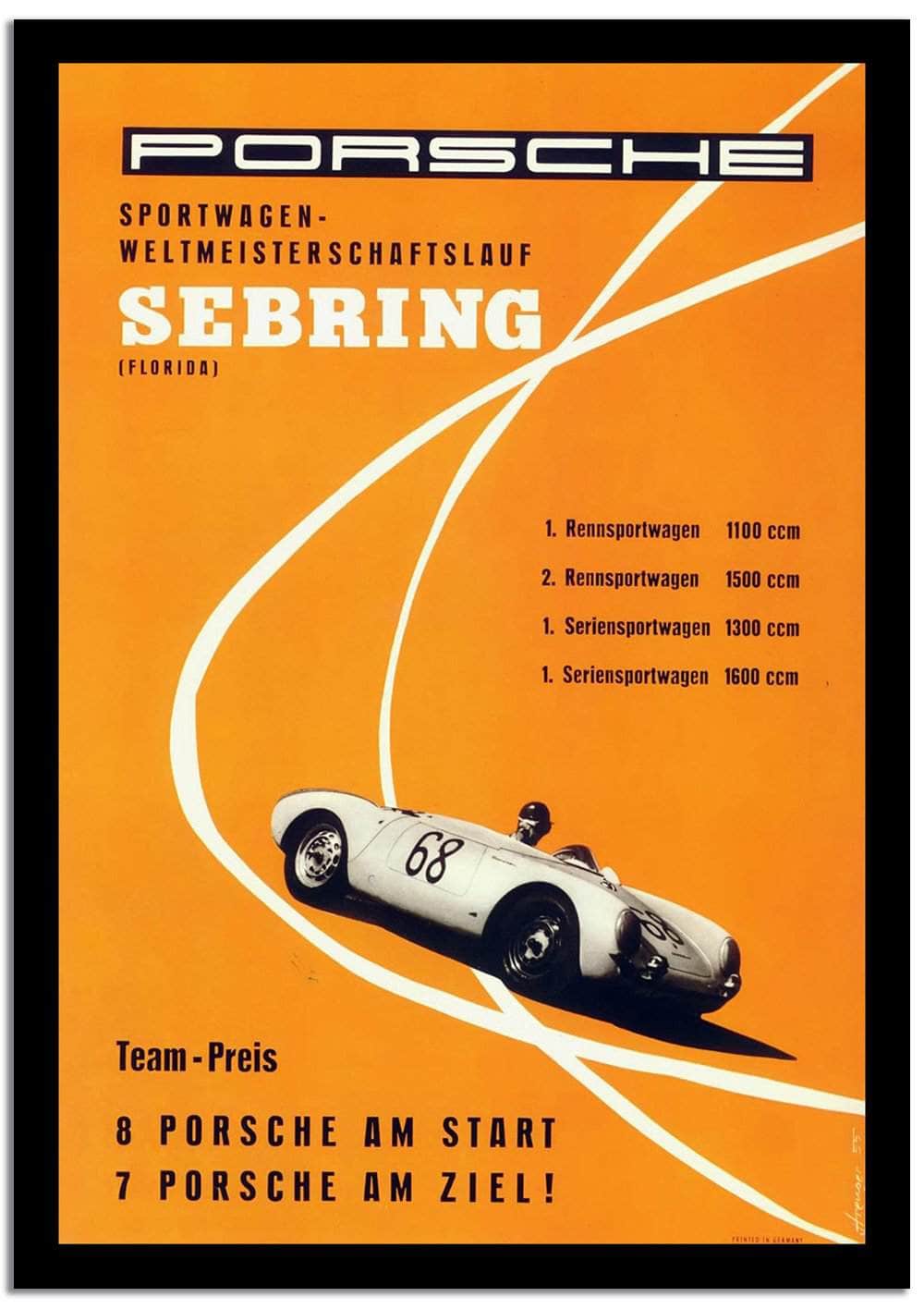 Sebring  Vintage Poster Fine Art Print