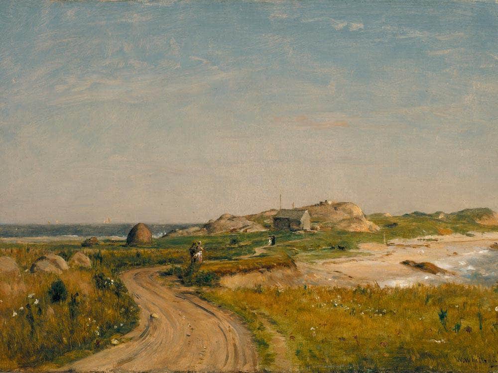 Seconnet Point, Rhode Island By Worthington Whittredge Fine Art Print