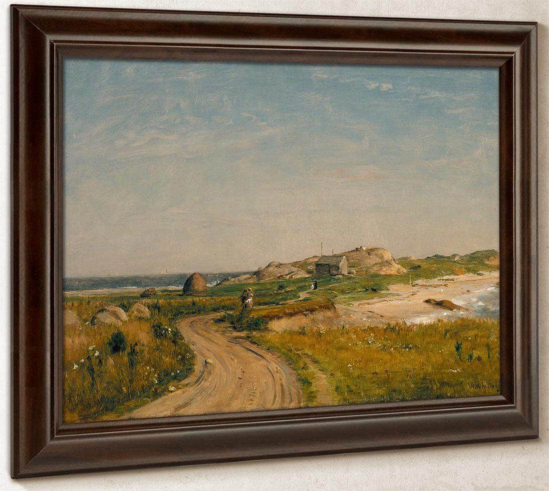 Seconnet Point, Rhode Island By Worthington Whittredge Fine Art Print