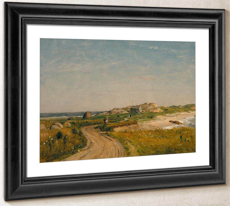 Seconnet Point, Rhode Island By Worthington Whittredge Fine Art Print