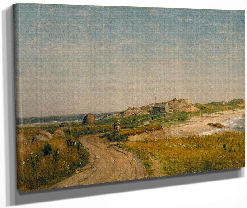 Seconnet Point, Rhode Island By Worthington Whittredge Fine Art Print