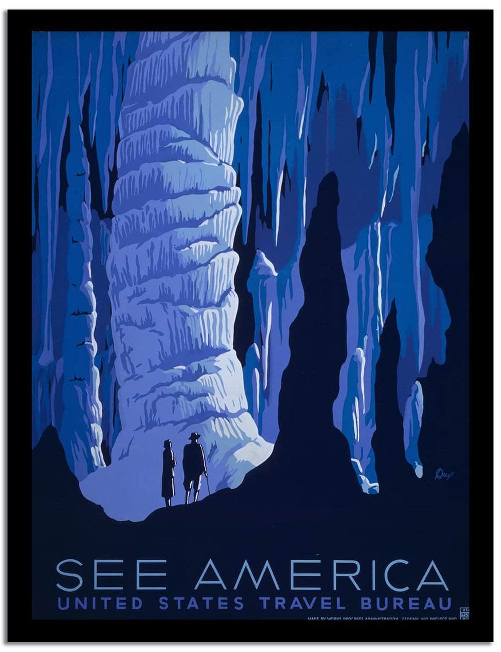 See America  Vintage Posterd Fine Art Print