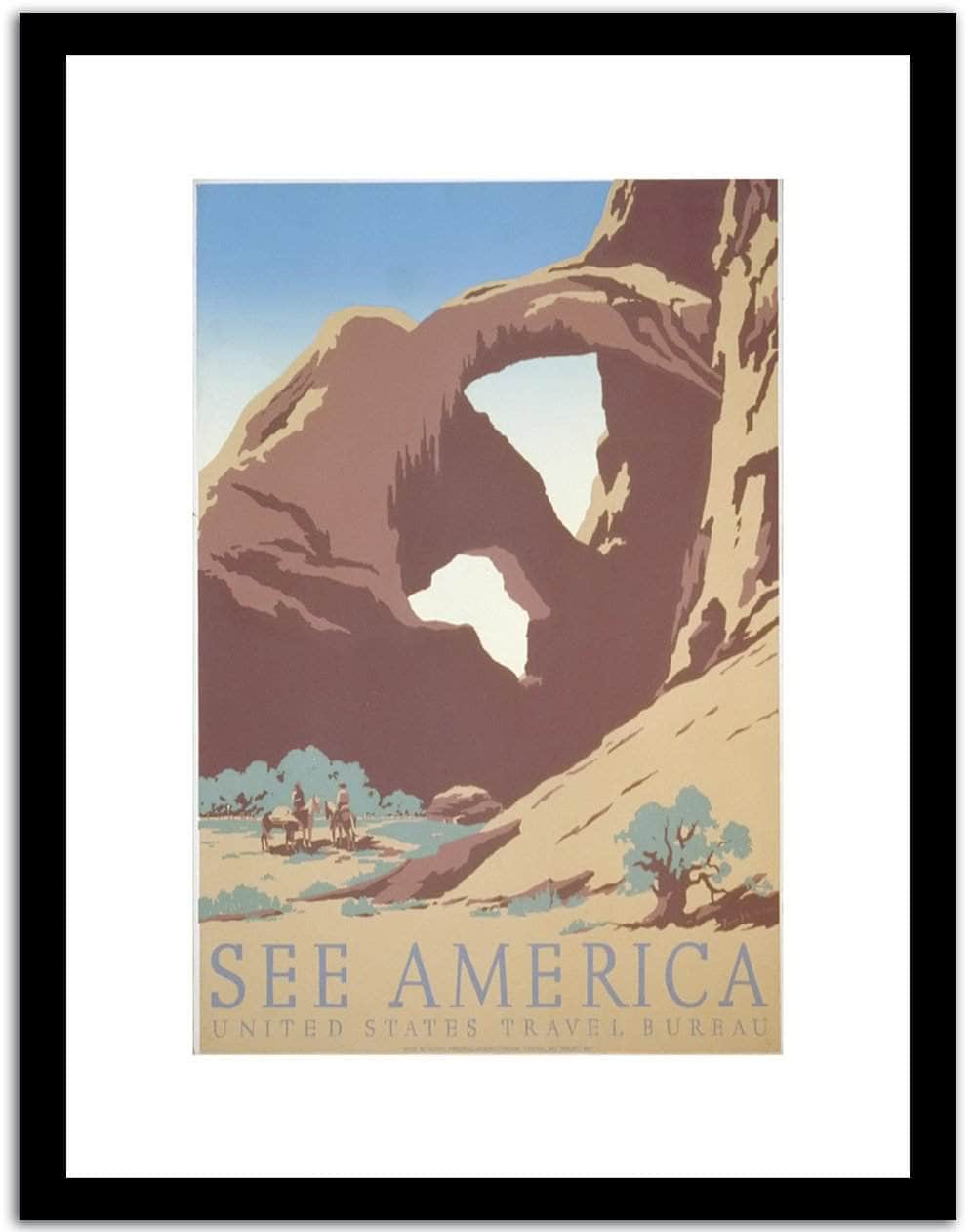 See America  Vintage Posterf Fine Art Print