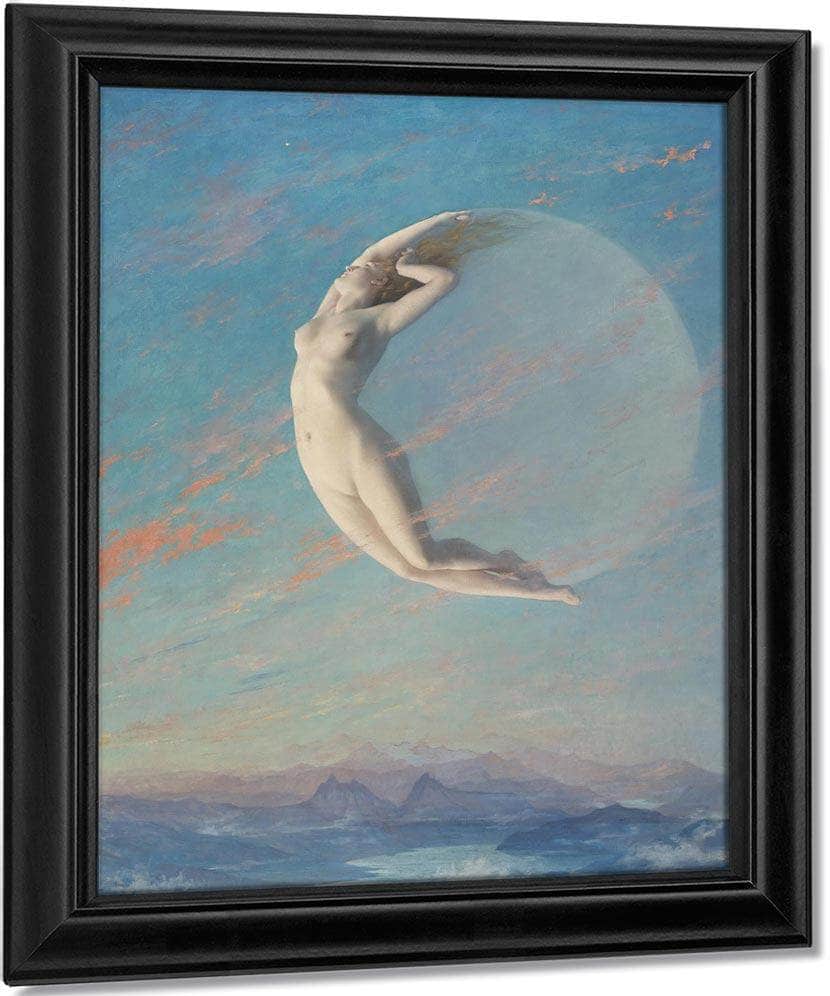 Selene By Albert Aublet Fine Art Print
