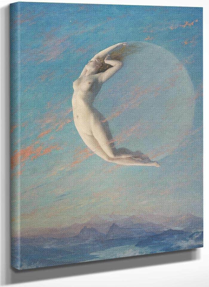 Selene By Albert Aublet Fine Art Print