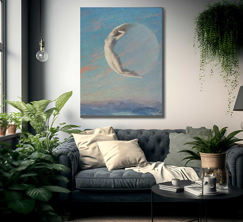 Selene By Albert Aublet Fine Art Print