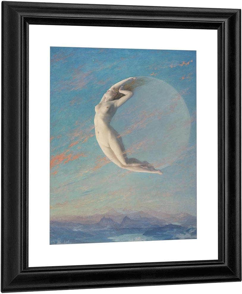 Selene By Albert Aublet Fine Art Print