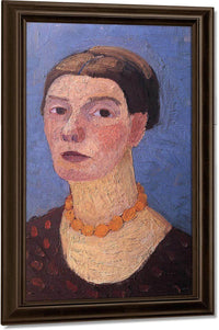 Self Portrait 0 By Paula Modersohn Becker Fine Art Print