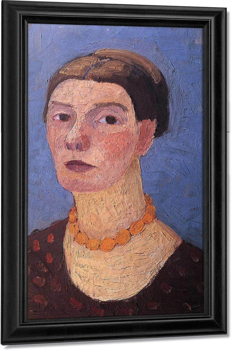 Self Portrait 0 By Paula Modersohn Becker Fine Art Print