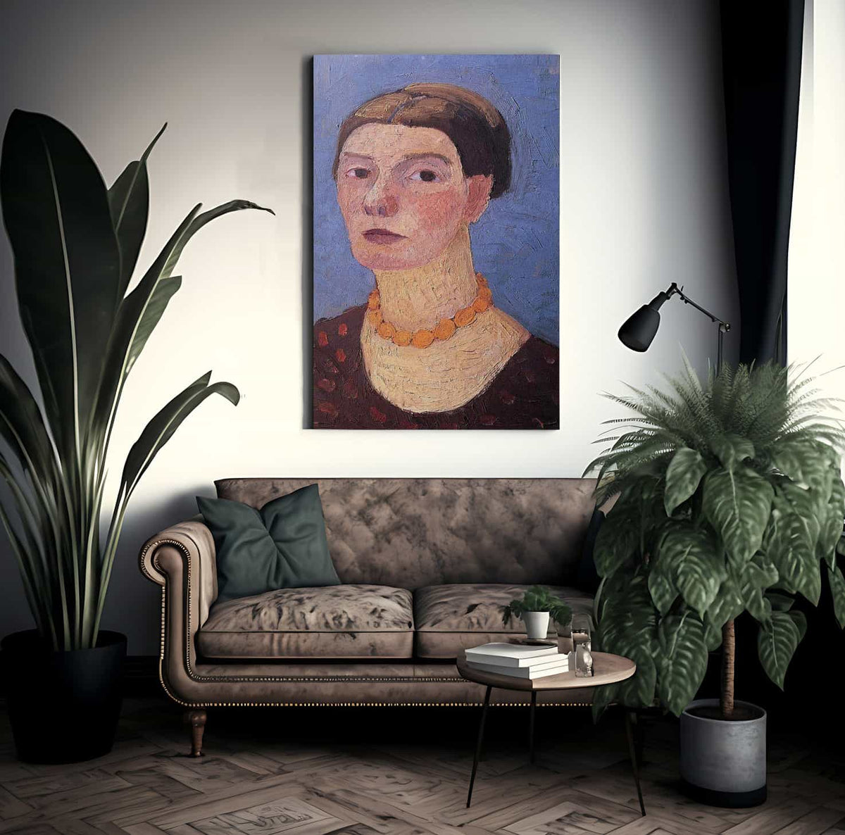 Self Portrait 0 By Paula Modersohn Becker Fine Art Print