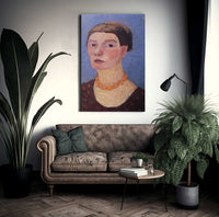 Self Portrait 0 By Paula Modersohn Becker Fine Art Print