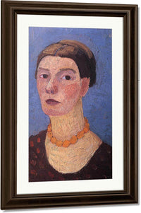 Self Portrait 0 By Paula Modersohn Becker Fine Art Print